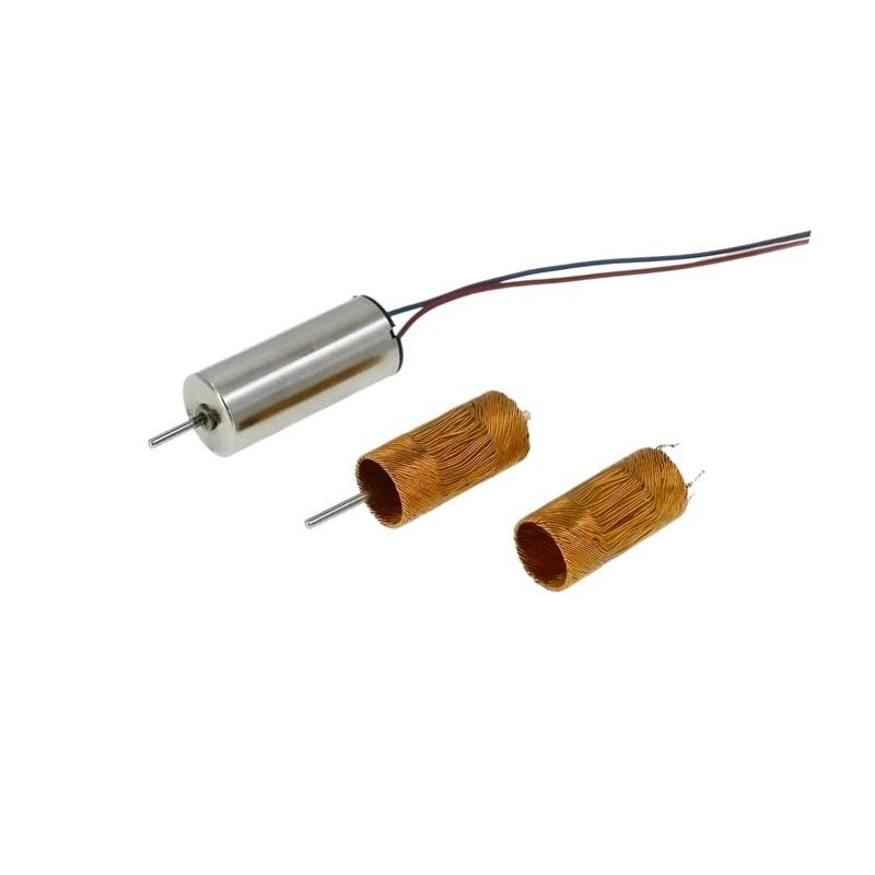 Lekki, szczotkowany silnik prądu stałego 8mm 0,3mNm 8620 obr./min 12V, szczotkowany silnik elektryczny prądu stałego